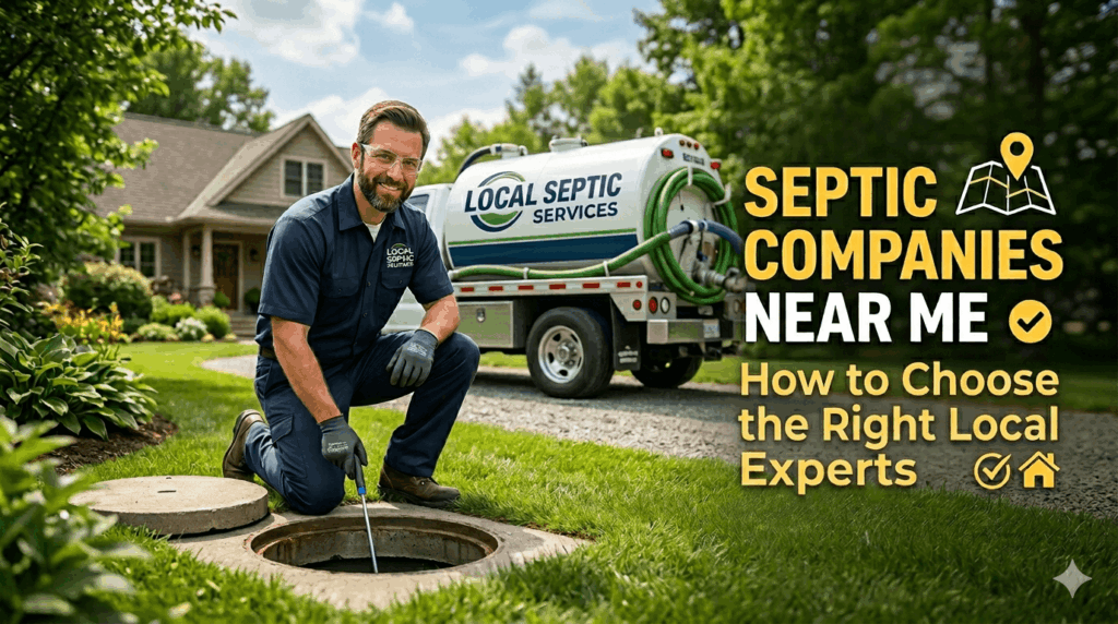 Septic companies near me providing professional septic services